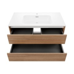 VITA omara pod umivalnikom 1000 x 500 x 460 mm Summer-Oak, bela letev