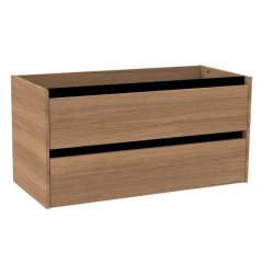VITA omara pod umivalnikom 1000 x 500 x 460 mm Summer-Oak, črna letev