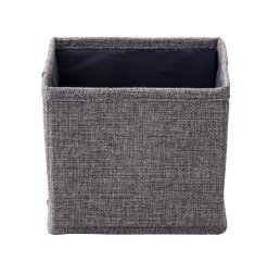 B.PARIS Tekstilna košara 130 x 120 x 140 mm, Siva