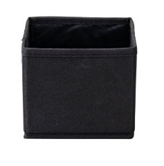 B.PARIS Tekstilna košara 130 x 120 x 140 mm, Črna