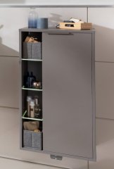 B.PARIS F-midi omara, desna 470 x 842 x 320 mm Cubanit siva