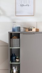 B.PARIS F-midi omara, desna 470 x 842 x 320 mm Cubanit siva