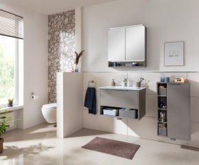 B.PARIS F-midi omara, desna 470 x 842 x 320 mm Cubanit siva