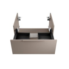 B.PARIS set z umivalnikom iz stekla 705 mm Cubanit siva