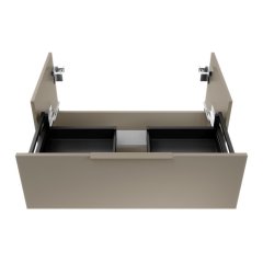  B.PARIS set z umivalnikom iz stekla 905 mm Cubanit siva