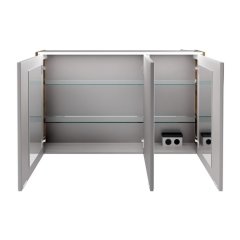 VERONA LED ogledalo z omarico 1100 x 683 x 165 mm oreh