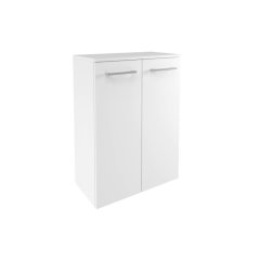 VERONA dvojna midi omara z notranjim predalom 602 x 826 x 320 mm bela sijaj/bela visoki sijaj