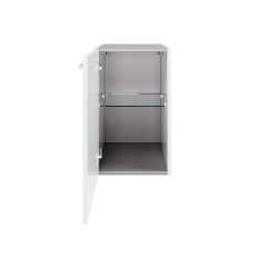 VERONA omara pod umivalnikom, leva 350 x 575 x 397 mm bela sijaj/bela visoki sijaj