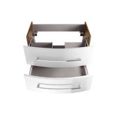 VERONA omara pod umivalnikom 794 x 575 x 455 mm oreh/bela visoki sijaj