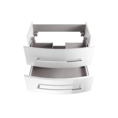VERONA omara pod umivalnikom 794 x 575 x 455 mm bela sijaj/bela visoki sijaj