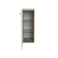 B.Style midi omara, leva 302 x 826 x 320, peščeni hrast/bela