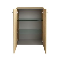 B.Style dvojna midi omara 602 x 826 x 320 mm peščeni hrast/peščeni hrast