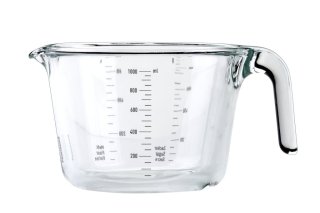 Lonček merilni 1000ml, steklo