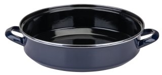 Ponev z 2 ročajema Ø28x6,5cm, emajl