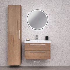 4 delni set Rio 65 cm in visoka omara 35 cm Natur