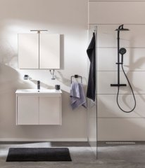 FM Compact Line Ogledalo z omarico 700 x 680 x 156 mm, Kaschmir