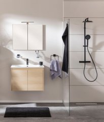 FM Umivalnik z omarico pod umivalnikom 710 x 170 x 465, Lindberg-Eiche