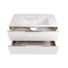 FM B.Brillant Umivalnik in omara pod umivalnikom, Ast-Eiche/Bela