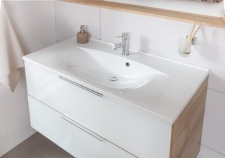 FM B.Brillant Umivalnik in omara pod umivalnikom, Ast-Eiche/Bela