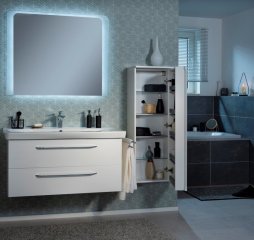 FM Milano DS Midi omara desna, 40x116x26, Bela