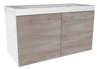 FM Lima Omara pod umivalnikom, 80x42x35 cm, Bela/Steinesche