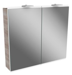 FM Lima Ogledalo z omarico 80x71x15 cm, Steinesche/Bela