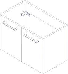 FM Lima Omara pod umivalnikom, 60x42x35 cm, Steinesche