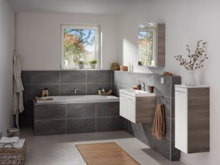 FM Lima Omara pod umivalnikom, 80x42x35 cm, Steinesche/Bela