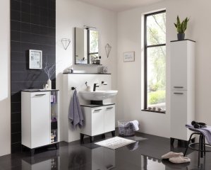 FM TE-A ogledalo s polico 598x692x135, Bela