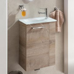 FM Omarica pod umivalnikom, 44x60x24 cm, Leva, Nature-Oak