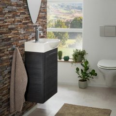 FM Omarica pod umivalnikom, 44x60x24 cm, Desna, Dark-Oak