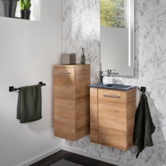 FM Omarica pod umivalnikom, 44x60x24 cm, Desna, Ast-Eiche