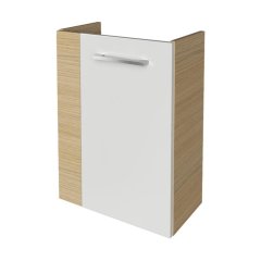 FM Omarica pod umivalnikom, 44x60x24 cm, Desna, Sandeiche/Bela