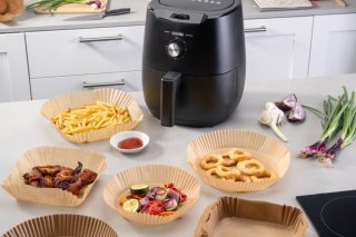 Okrogli peki papir za cvrtnik na vroč zrak, 16x4,5 cm, 50 kosov