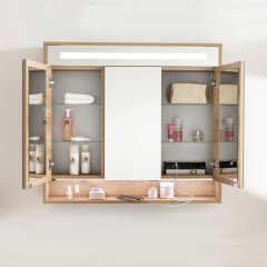 FM Natura Kopalniški set omarica z umivalnikom + omarica z ogledalom