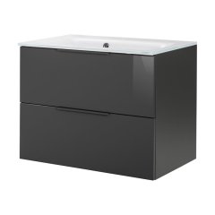 FM Luna Set Omarica pod umivalnikom + Umivalnik, 80 cm
