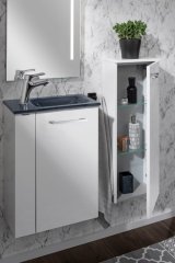 FM Luna Midi omara slim, 302 x 826 x 170 mm, Bela