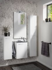 FM Luna Visoka omara slim, 300 x 1620 x 168 mm, Bela
