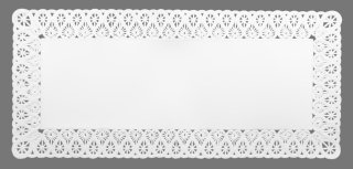 Prtički papirnati 40x20cm, z okrasnim reliefnim robom