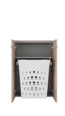 LUXOR Midi omara s košem, 2 vrata, 602x826x320, Steinesche/Steinesche