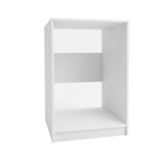 Omara za sušilni ali pralni stroj, SPODNJA, 650x982x651 mm, Bela