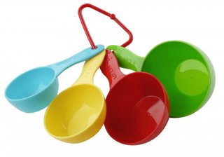 FM Merilni lončki 4 kosi 65ml 85ml 125ml 250ml