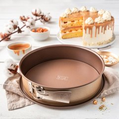 ZENKER Pekač za torto/potico 26cm Mojave Gold