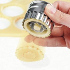 ZENKER Modelček za linške piškote 3-delni INOX