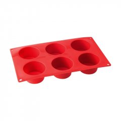 DR OETKER Silikonski pekač za muffine 6/1 30x18cm Flexxible Love