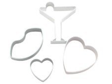 ZENKER Modelčki za piškote LOVE 4 kosi
