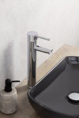 NEW YORK umivalnik iz keramike 500 x 118 x 310 mm siva