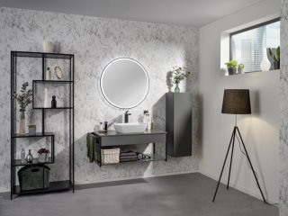 NEW YORK umivalnik iz keramike 500 x 118 x 310 mm bela