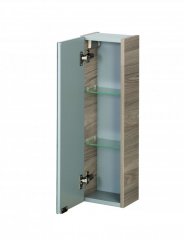 LUXOR zgornja omara z ogledalom, leva 200 x 680 x 159 mm