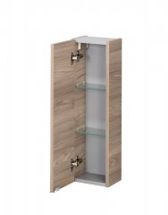 LUXOR zgornja omara, leva 200 x 680 x 158 mm, srebrno siva